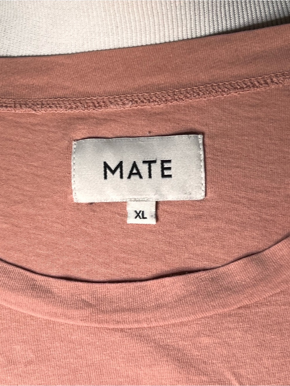 MATE Dusty Rose Crew Neck Tee , organic cotton XL